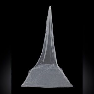 Women's White Pronovias Mesh Hair Accessory